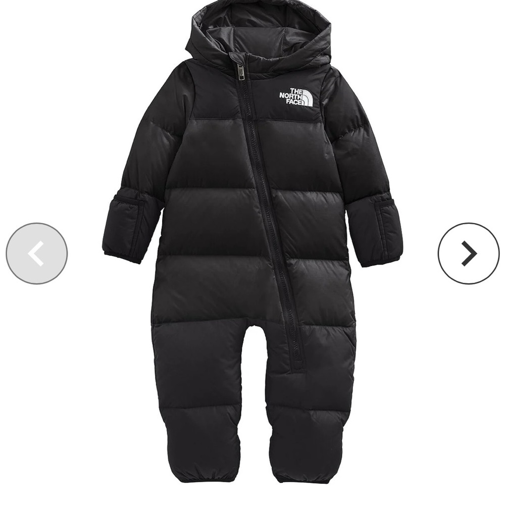 The North Face Black Baby Puffer Snowsuit 3 -6 months